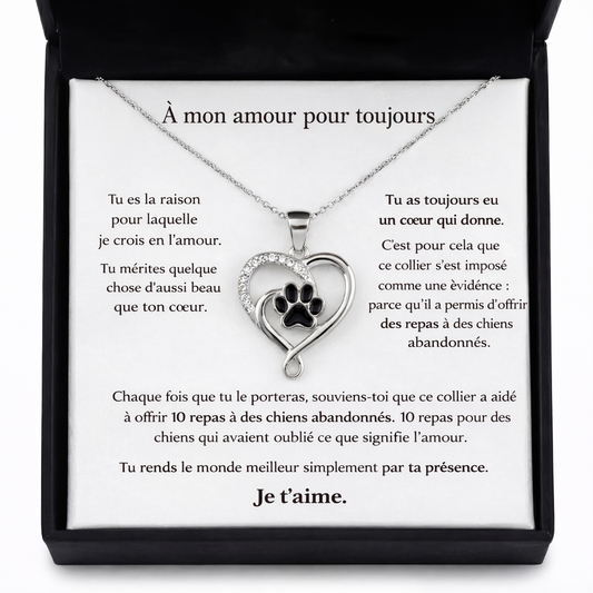 À mon amour éternel - Collier « Heart Forever »